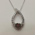 14Kt white gold necklace
